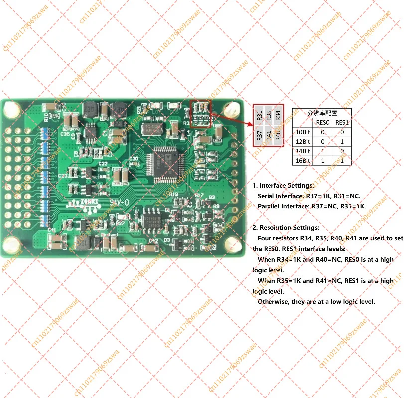 16-Bit Resolver to Digital Converter (RDC) Module, Rotary Encoder Interface with Quadrature Output