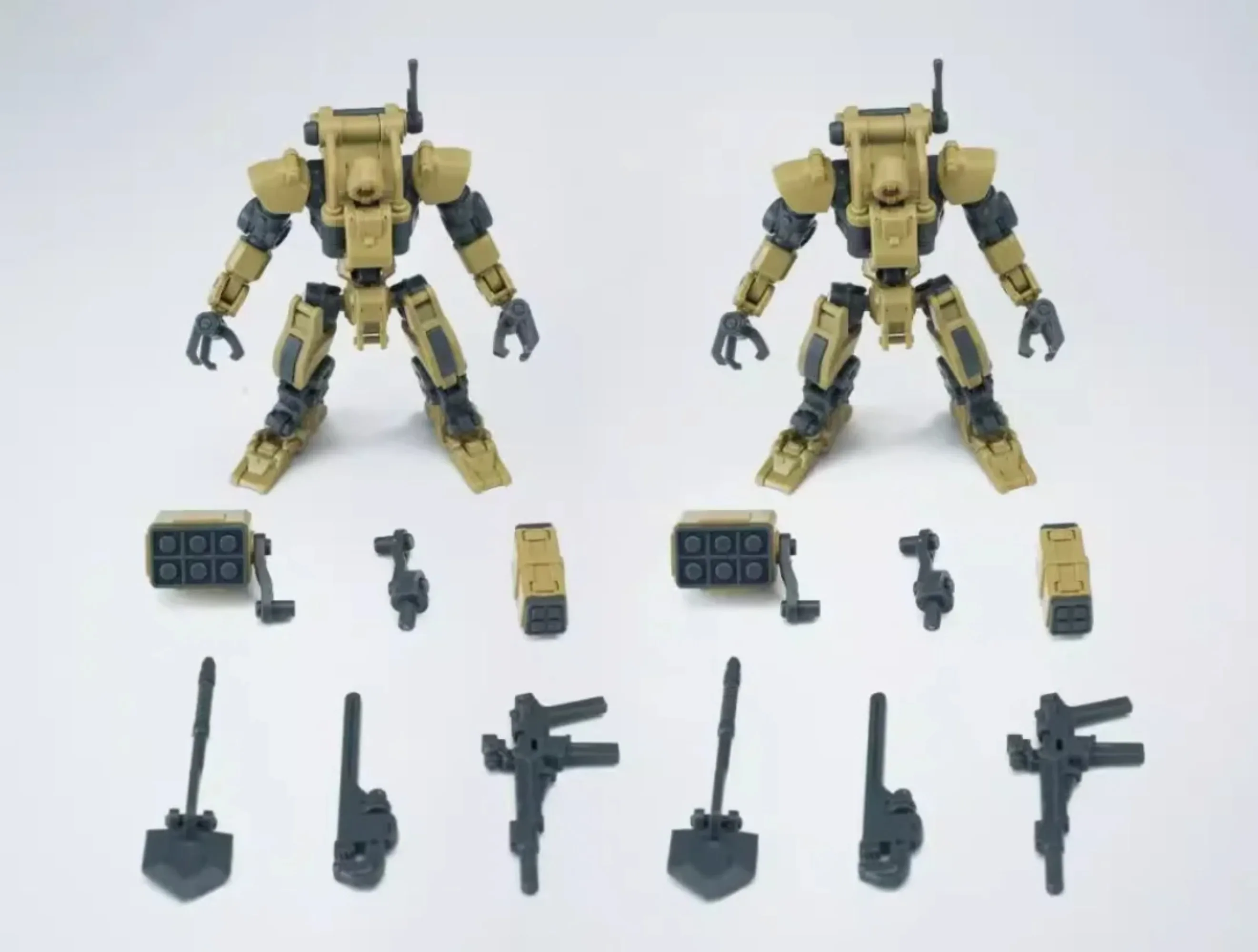 Sheik Mainland Combat Engineer Squad 1/144 Montagemodellbausatz 2 Stück/Set Actionfigur zum Sammeln Kunststoff Ornament Roboter Geschenk – Detail 9