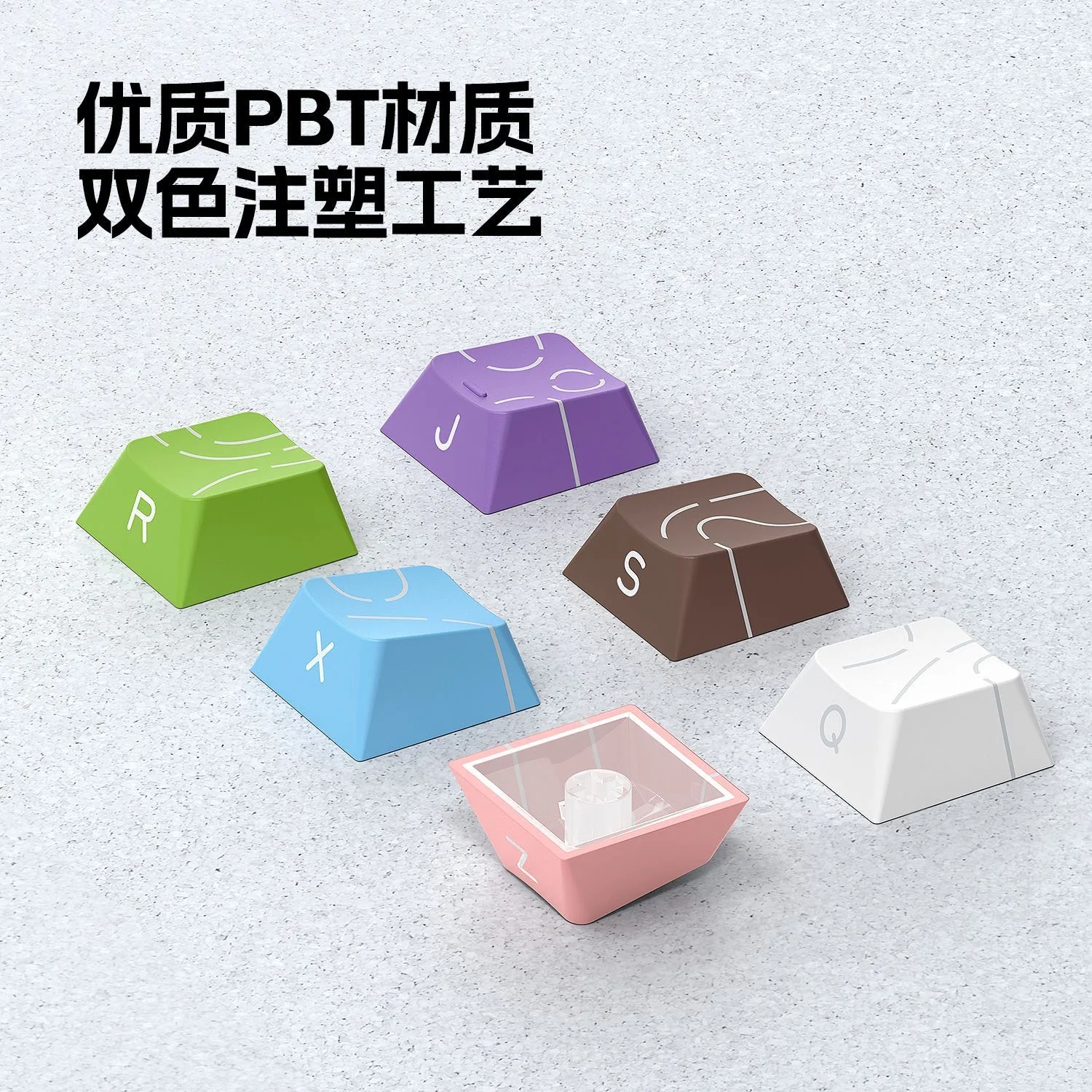 New Topographic Keycaps 4.0 Version Shine Through 98 Key PBT Cherry Profile Side Print Backlit for MX Gamer Mechanical Keyboard