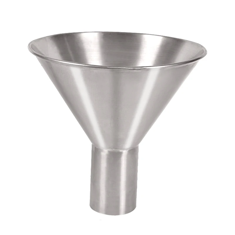 Manual Filling Machine Stainless Steel Large Diameter Feeding Hopper Packaging Vacuum Bag Oil Proof Sub-Packing Machine Funnel