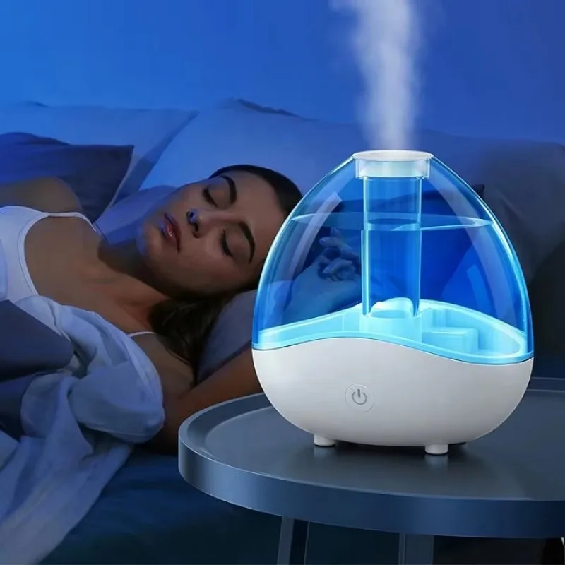 2023 New Large Capacity 1.5L Cool Mist Electric Ultrasonic Desktop Ultrasonic Humidifier Waterless Diffuser Smart Air Humidifier