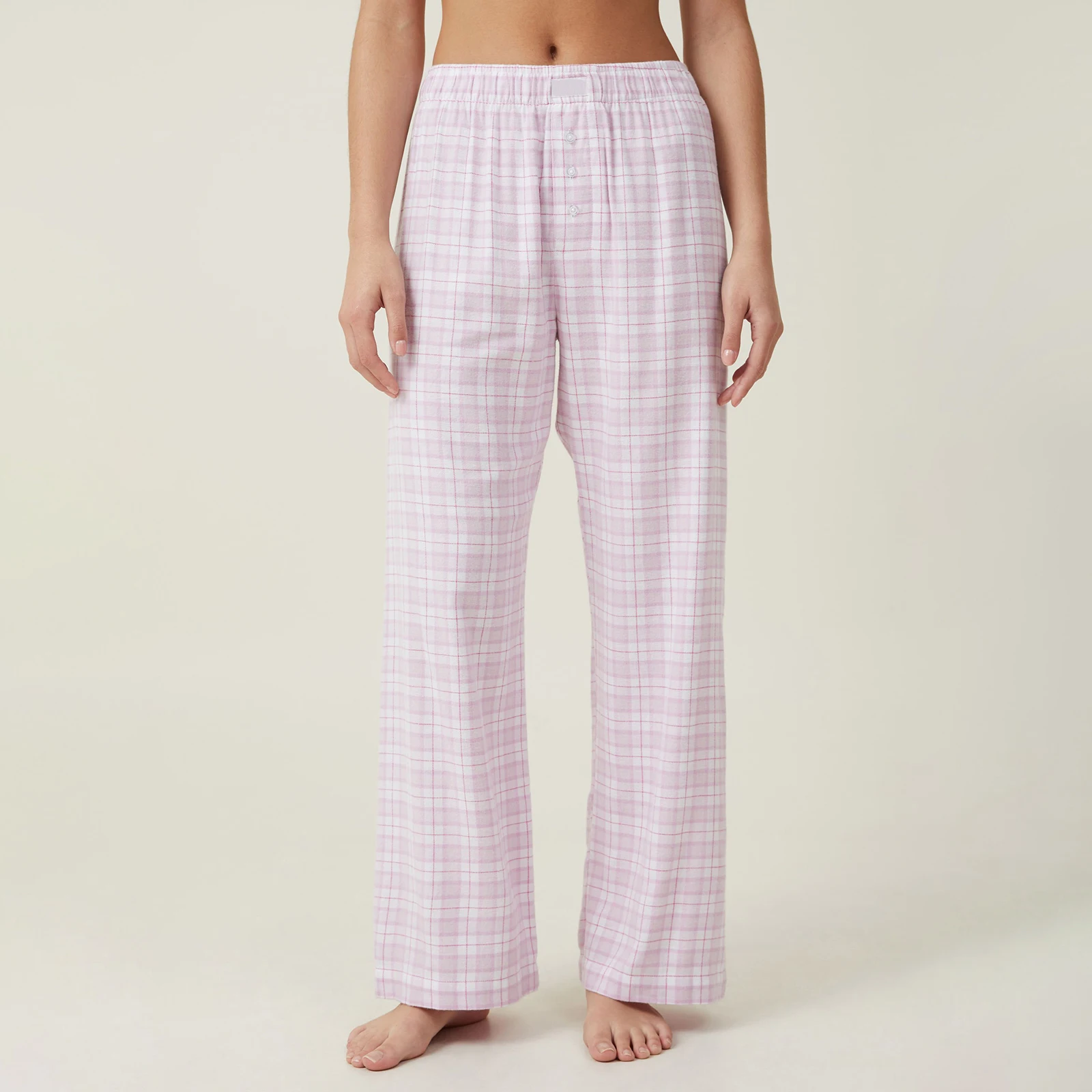 Gaono Women Y2K Striped Lounge Pants Plaid Wide Leg Pajama Pants Pinstriped High Waist Palazzo Pants Going Out Pants