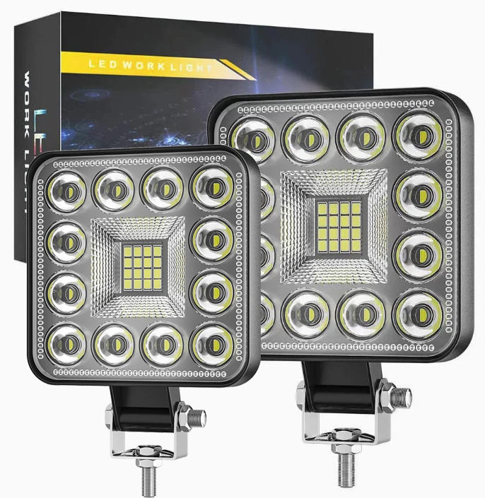 

2/4/10pcs 12V 24V 84W LED Bar Offroad Square LED Work Light Spotlight for Jeep Truck 4X4 Car SUV ATV Barra LED Headlights