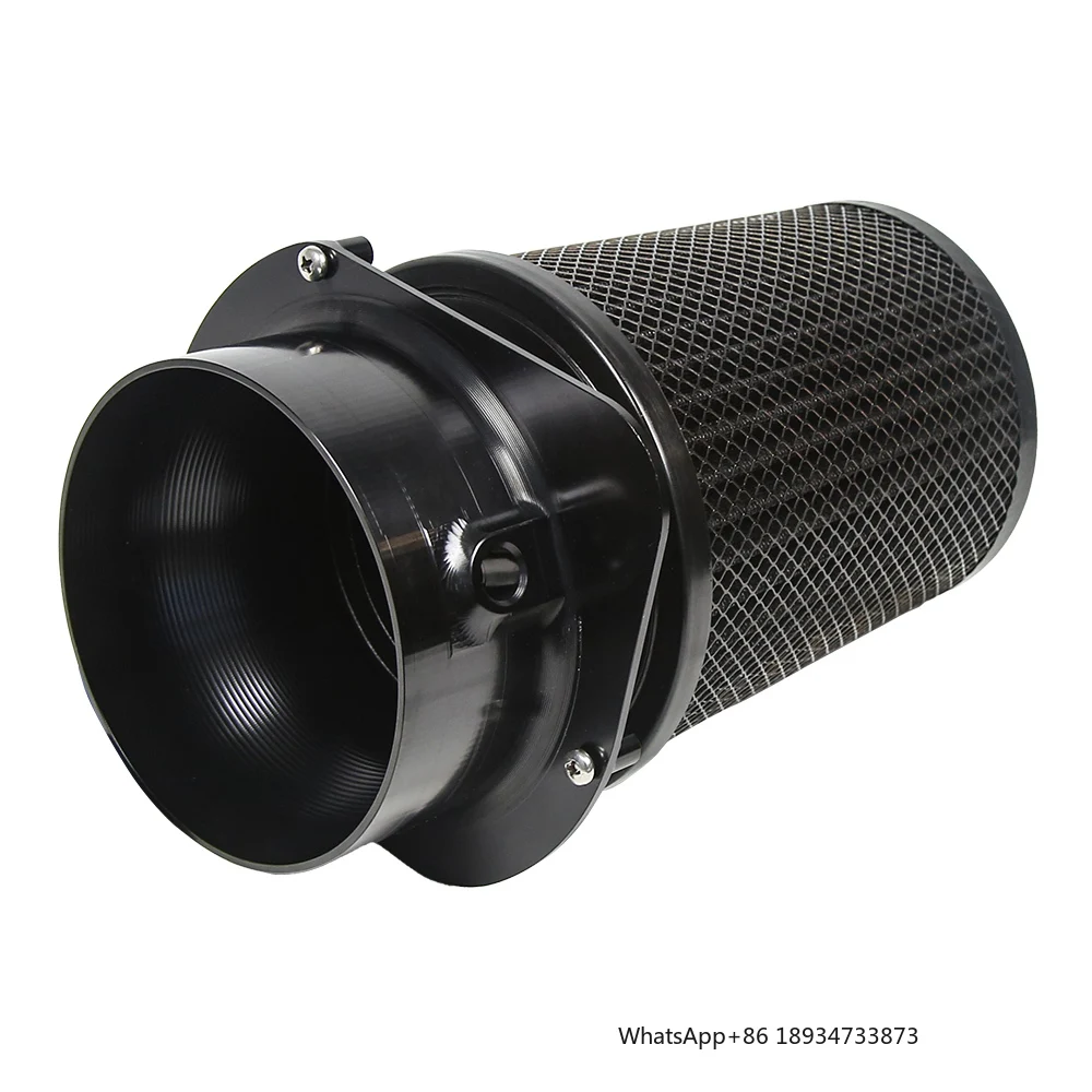 High Quality CNC One-Piece Molding Aluminum  Adapter + Air Filter for Mercedes-Benz  M133 A45 /CLA45 /GLA45 AMG