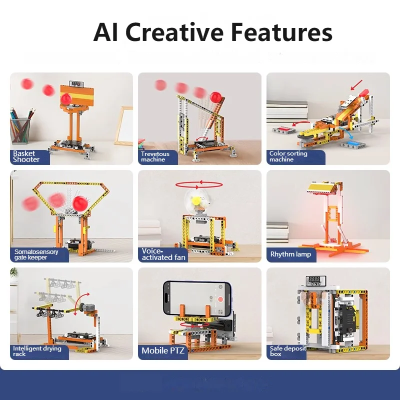Zestaw modułów czujnikowych DaDabit Microbit V2 dla dzieci, edukacja STEM, wsparcie kodowania, programowalny robot MakeCode, elektroniczne projekty DIY