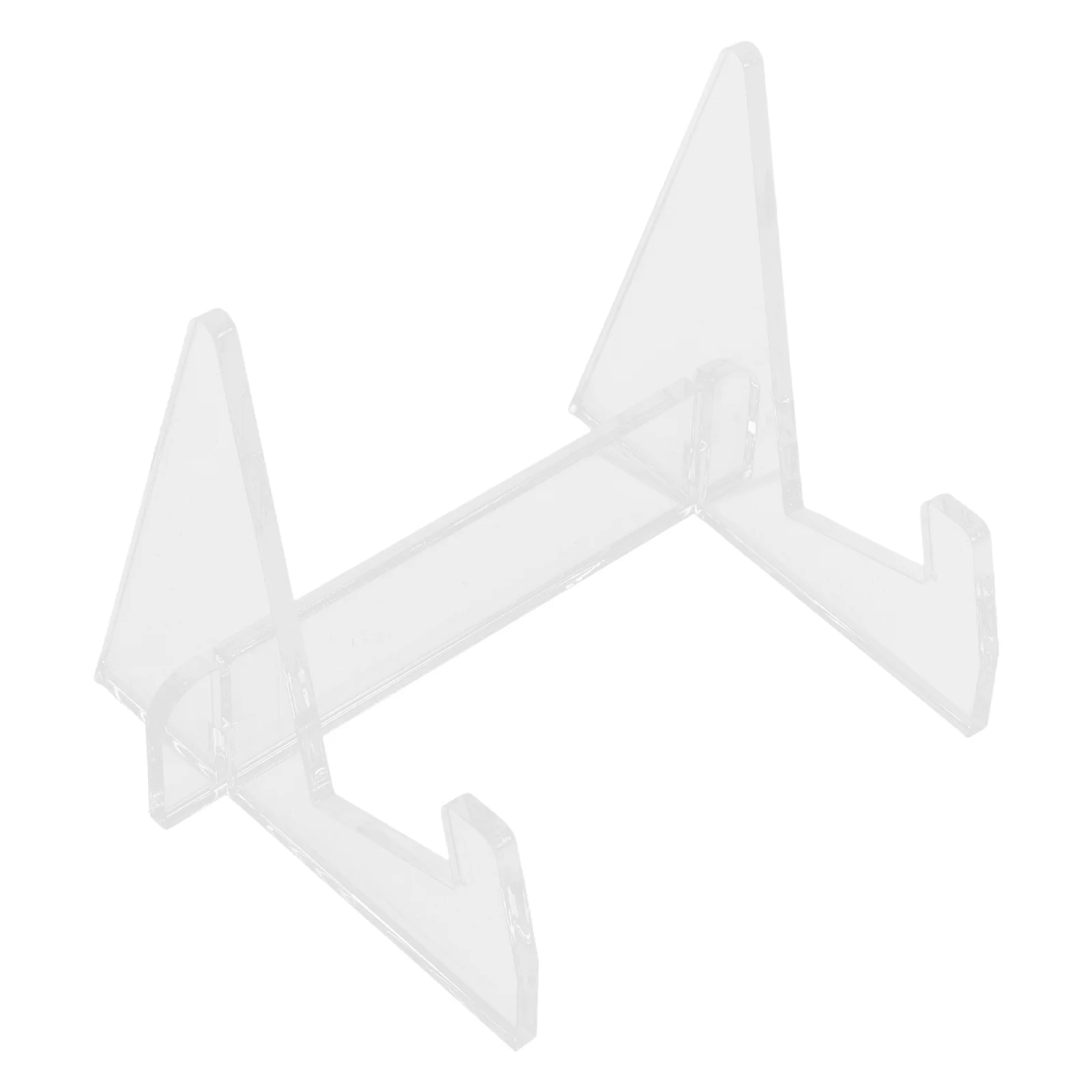 حامل عرض كتب سطح المكتب من الأكريليك، تصميم بسيط وواضح لمكتب المطبخ، حامل كتب الطبخ الشفاف، ألبوم الصور #6