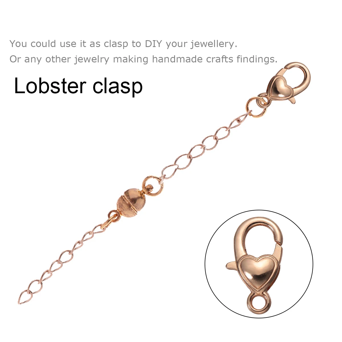 

10 Pcs Lobster Clasp Keychain Charms Keycharm Cute Making Supplies Clip Accessory Keyring Bracelet for Keychains