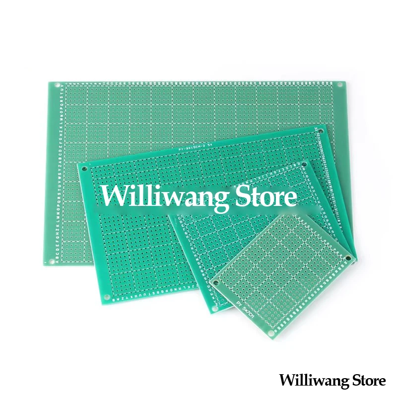 10PCS 5X7 7X9 9X15 12X18 PCB Circuit Single-Sided Spray Tin Board Fiberglass Universal Board Green Oil Epoxy Board