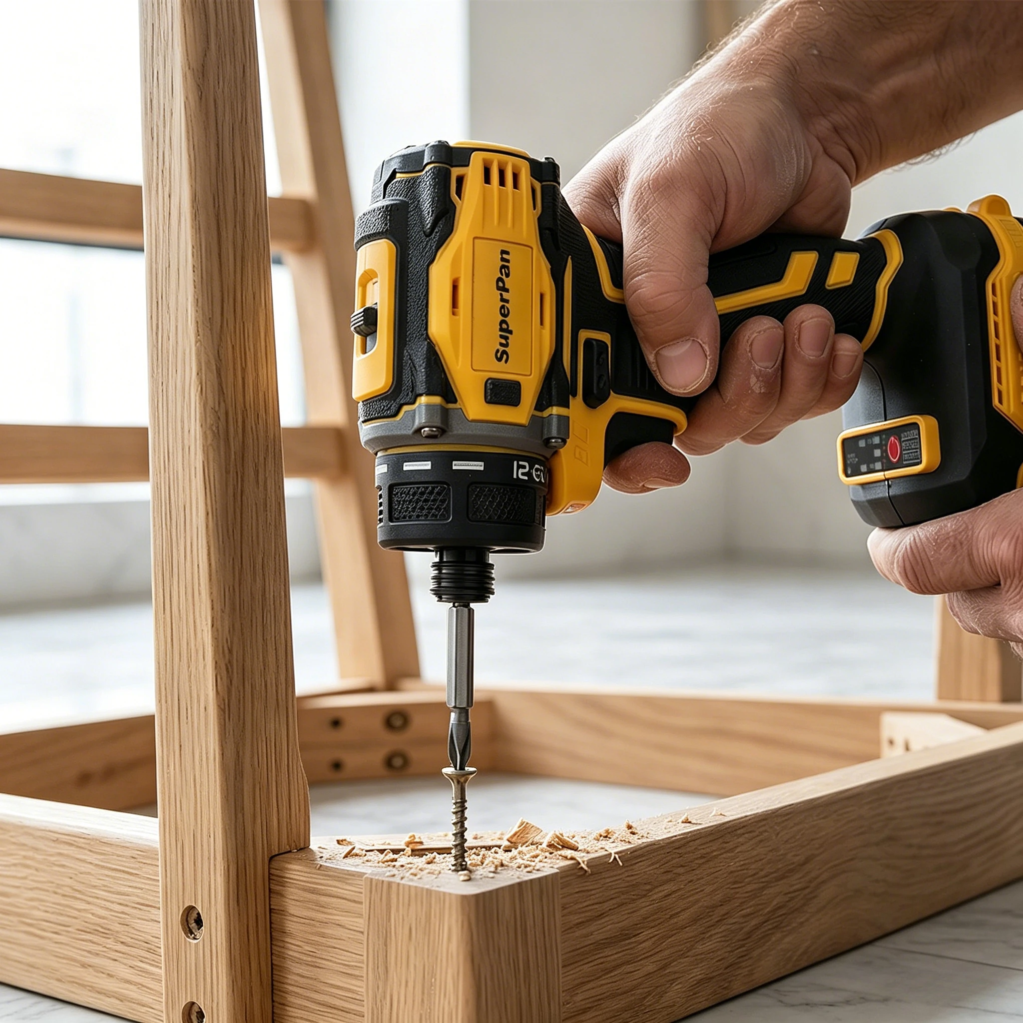 

Ударный гайковерт 20В, 135 Нм, 3900 ударов в минуту, без аккумулятора (аккумулятор не входит в комплект), совместим с аккумуляторами 20В, для Dewalt