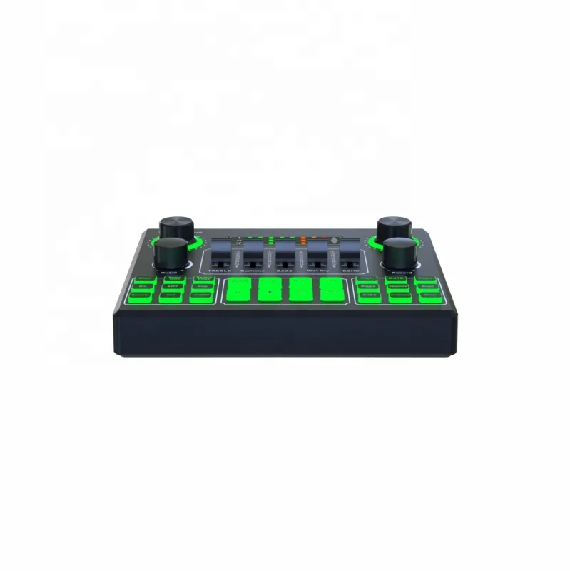 على استعداد لشحن بطاقة الصوت الصغيرة لوحدة التحكم في مزج الصوت V9s المباشرة