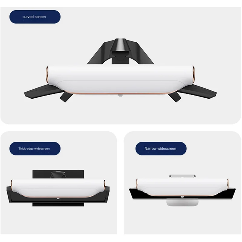 A38M Bladeless Monitor Screen Fan Air Cooler USB Rechargeable Portable Fans