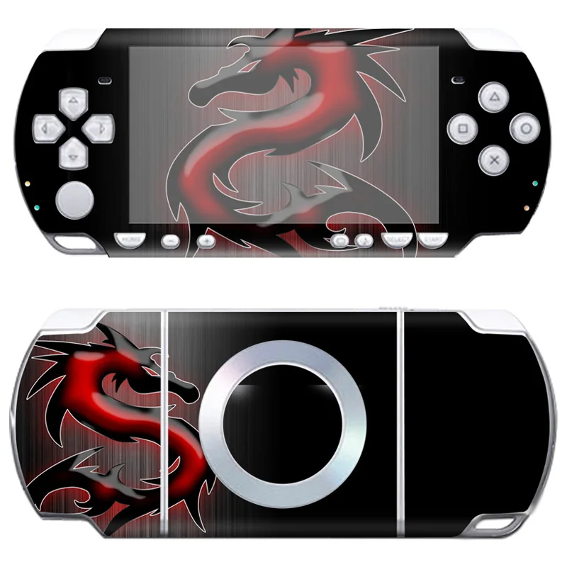 جلود واقية ل PSP 2000 وحدة تحكم تحكم الشارات غطاء الفينيل التفاف الجلد ملصقا