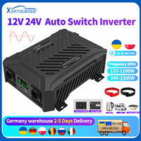 DATOU BOSS Pure Sine Wave Inverter 12v 24v 1200w 2300w Two Voltages Support dc ac Inverter 12v to 220v EU Peak Power 4000W