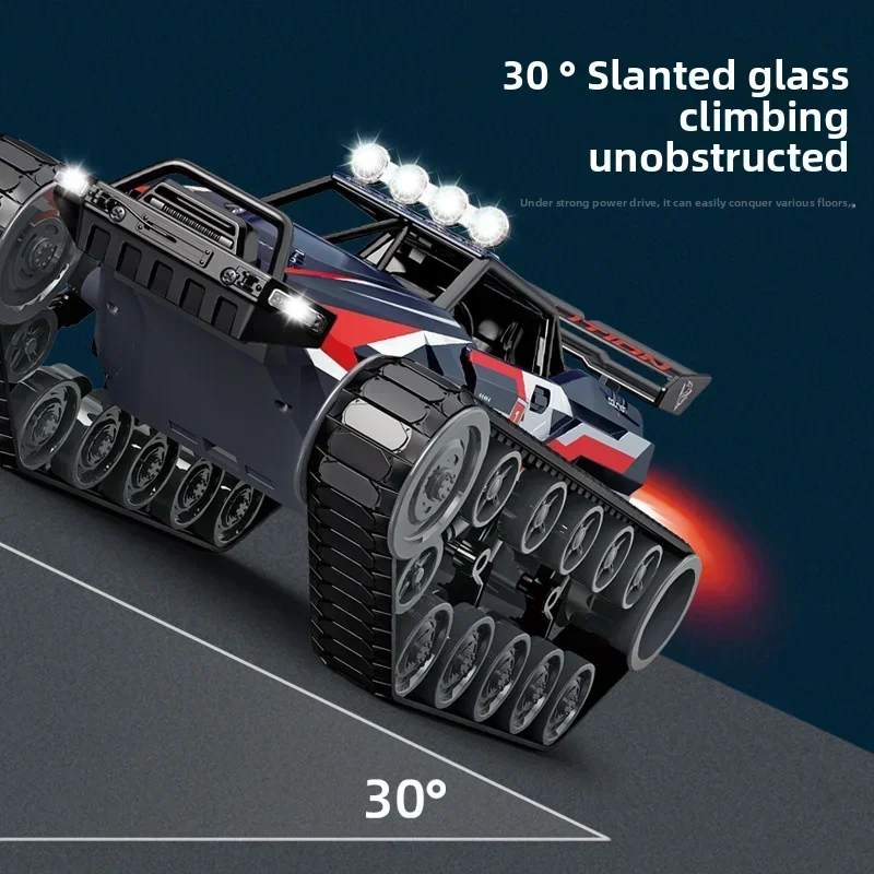 

2.4G 1/12 Tracked RC Tank Remote Control Car With 360° Rotation Drift RC Model Off-Road Vehicle Children Gift