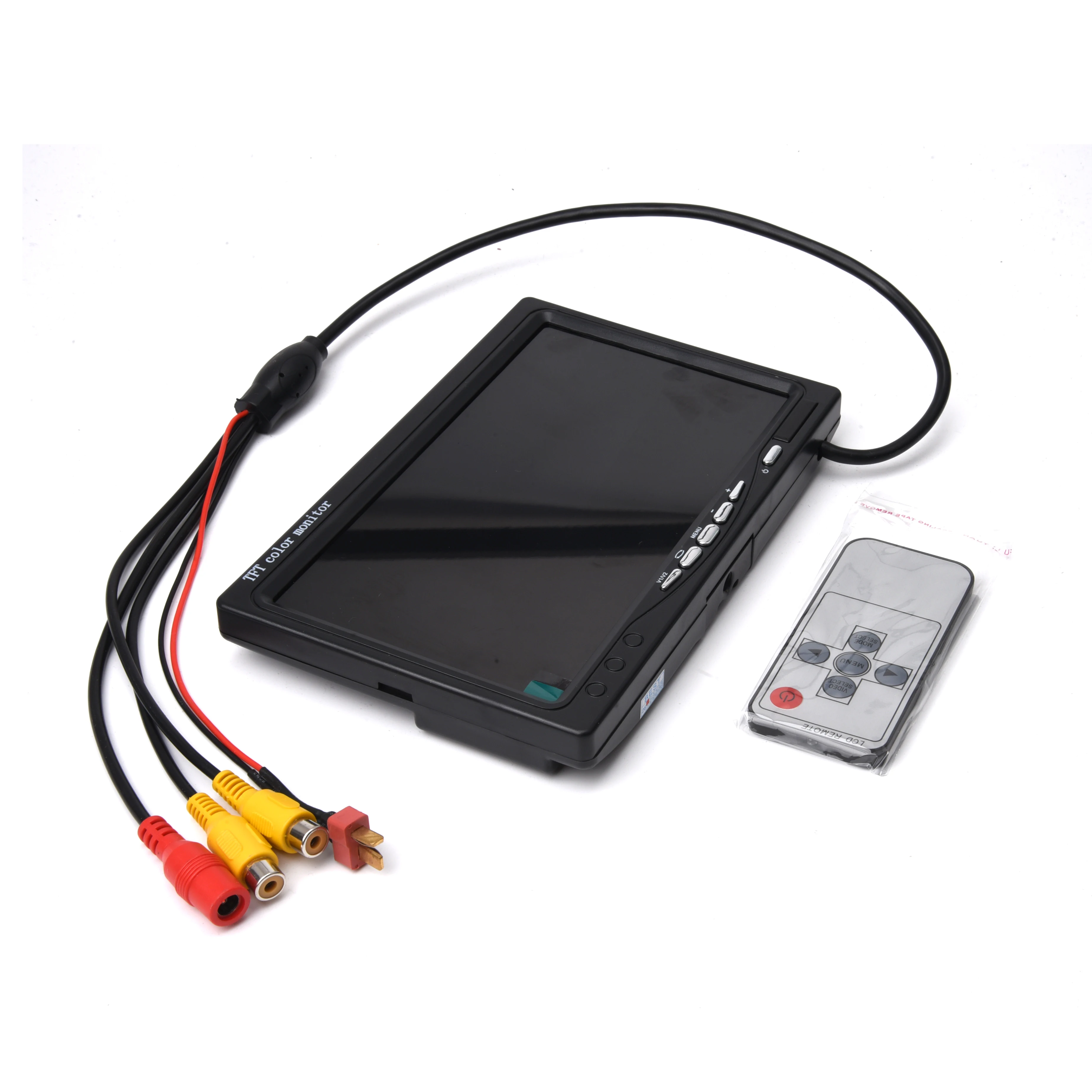 NEW NO Blue 7' FPV LCD Color 1024 X 600 FPV Monitor Video Screen 7 inch for RC Multicopter Ground Station QAV250 QAV-X