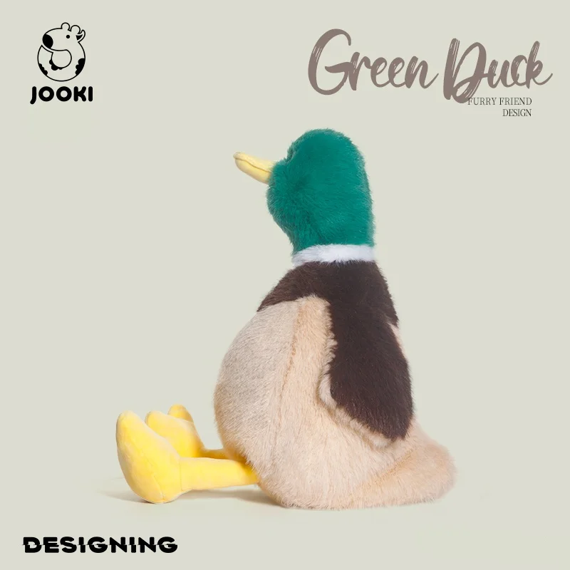 Jouets en peluche canard mignon pour enfants, animaux de dessin animé, poupées en peluche DLIGHTSoft, décor de chambre Kawaii, cadeaux d'anniversaire et de Noël créatifs