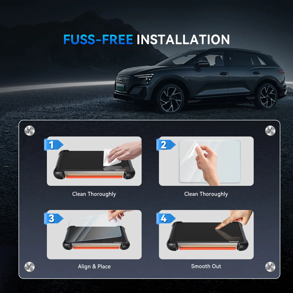 8 inch Screen Protector For THINKCAR THINKSCAN 689BT 689 Full Cover Tempered Glass MUCAR 892BT VO8 Protective Glass Film