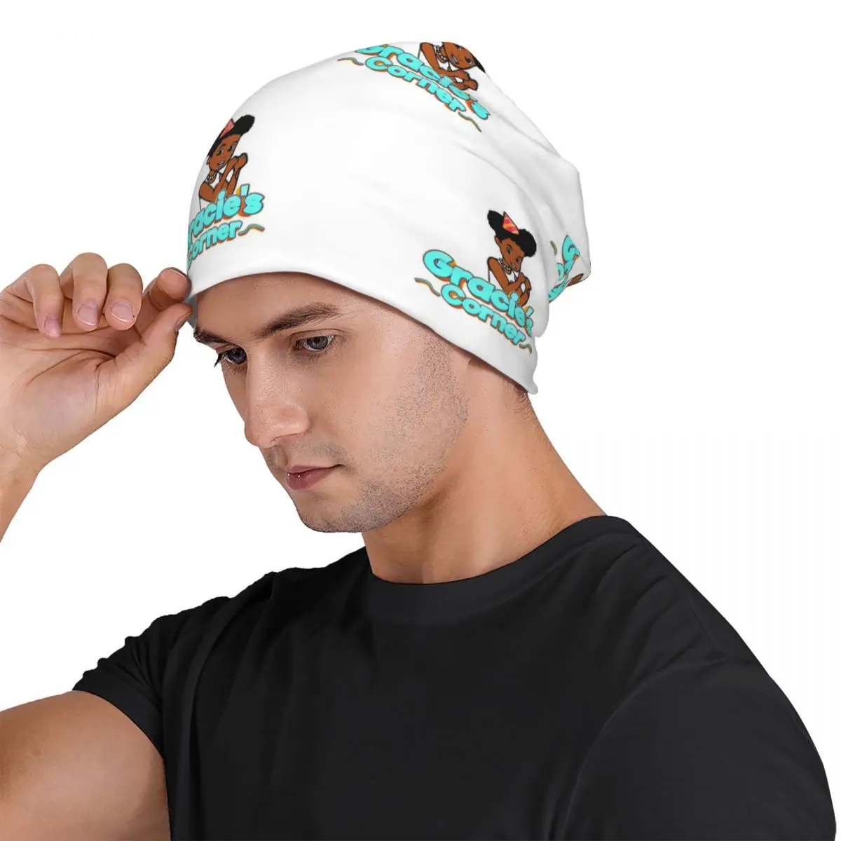 Gracies Family Corner Cute Phonic's Song Men Women Adult Beanies Caps Knitted Bonnet Hat Warm  Autumn Winter Skullies Hats