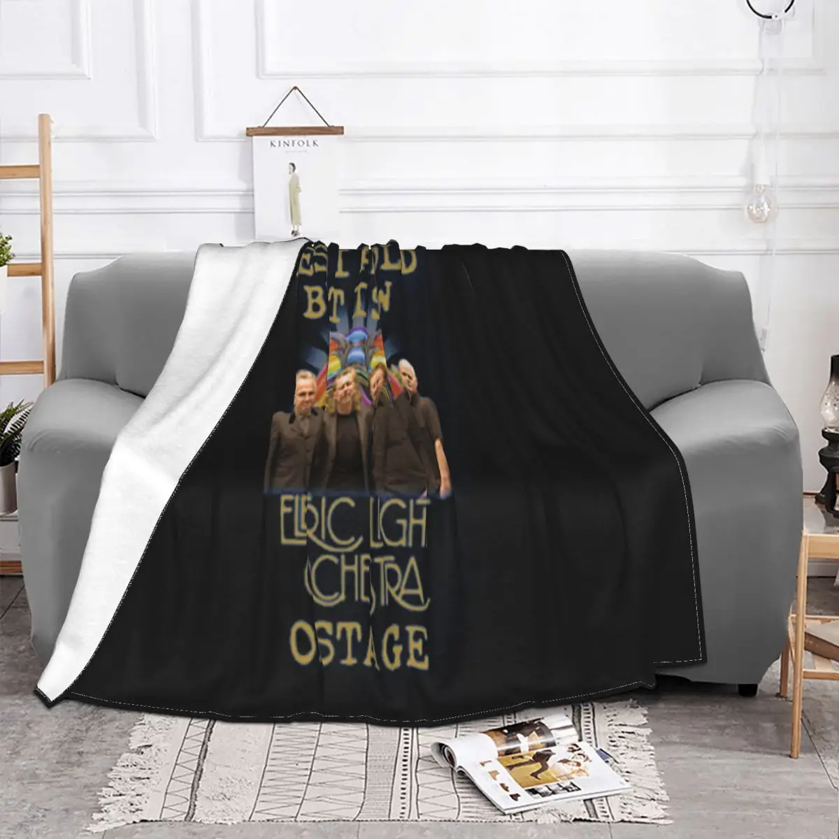 Yes I Am Old But I Saw Electric Light Orchestra English Rock Band On Stage Throw Blanket