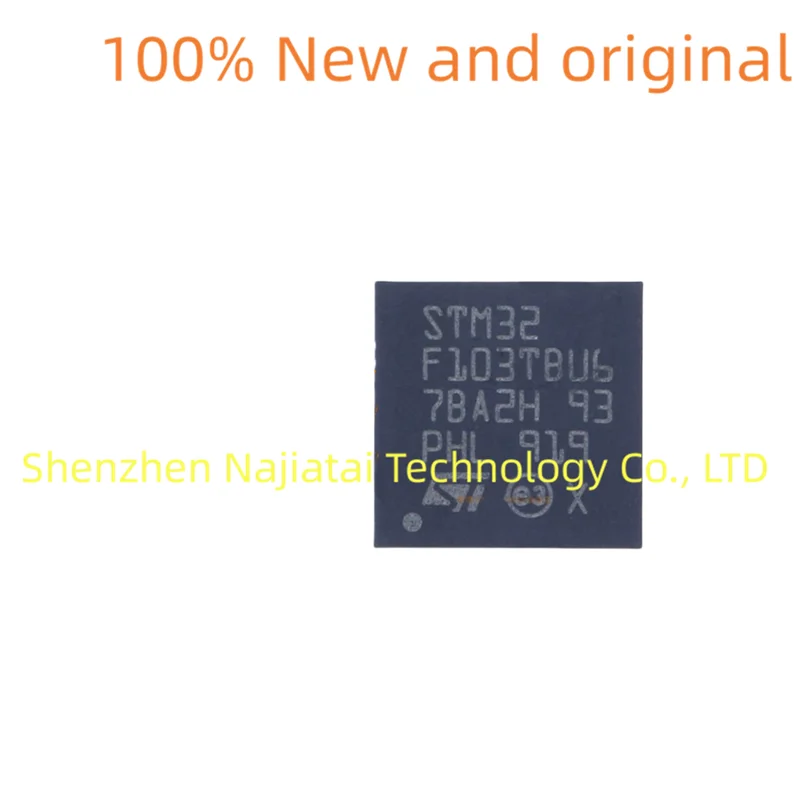 

10PCS/LOT 100% New Original STM32F103CBU6 STM32F 103CBU6 QFN48 IC Chip