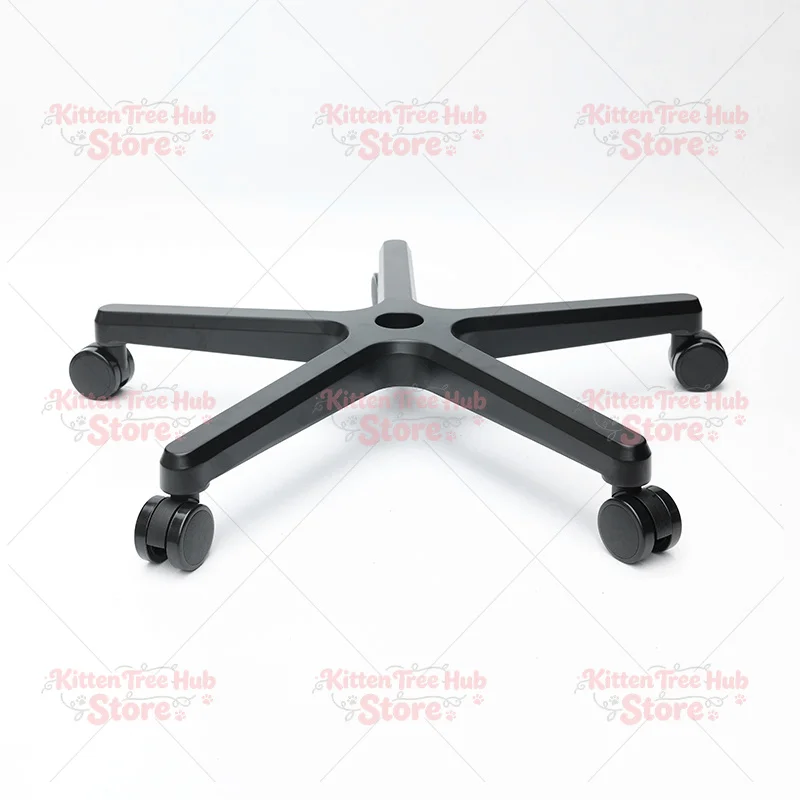 Suitable for Chair accessories Five-star foot office chair base Leisure hotel furniture Aluminum alloy computer chair Flat foot