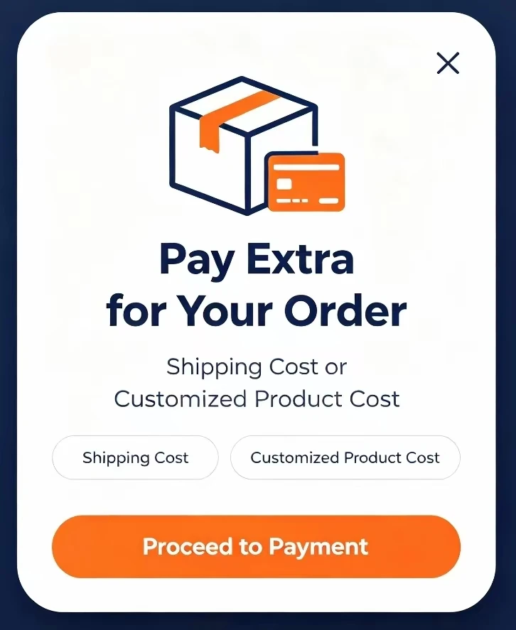 Pay Extra for Your Order ShippingCost Or Customized product cost