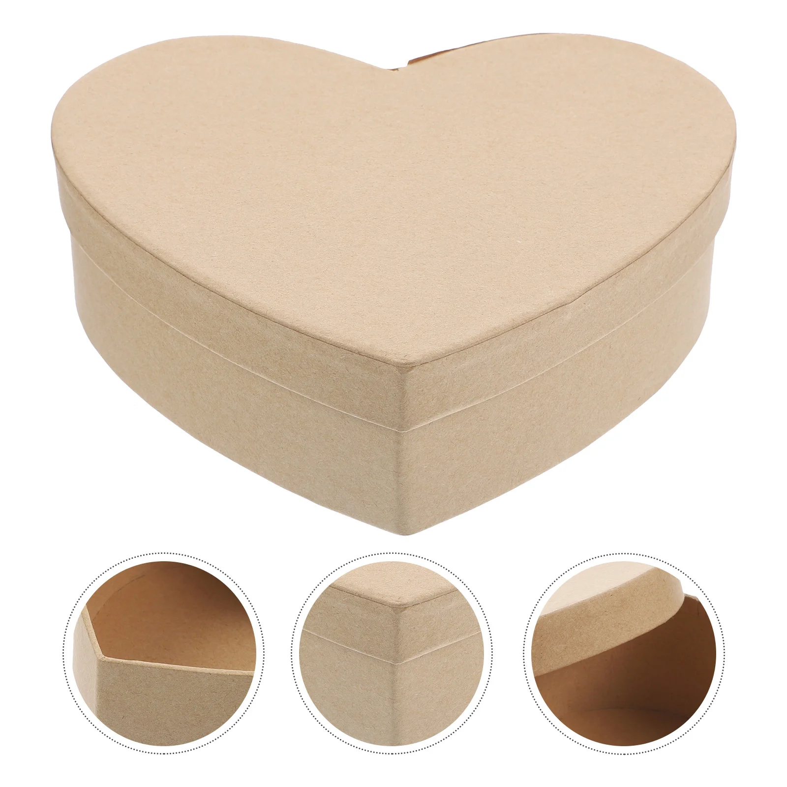 Love Kraft Paper Box Case of Heart Boxes For Strawberries Flower Arrangements Shaped Flowers Wrapping Gifts Bridesmaid