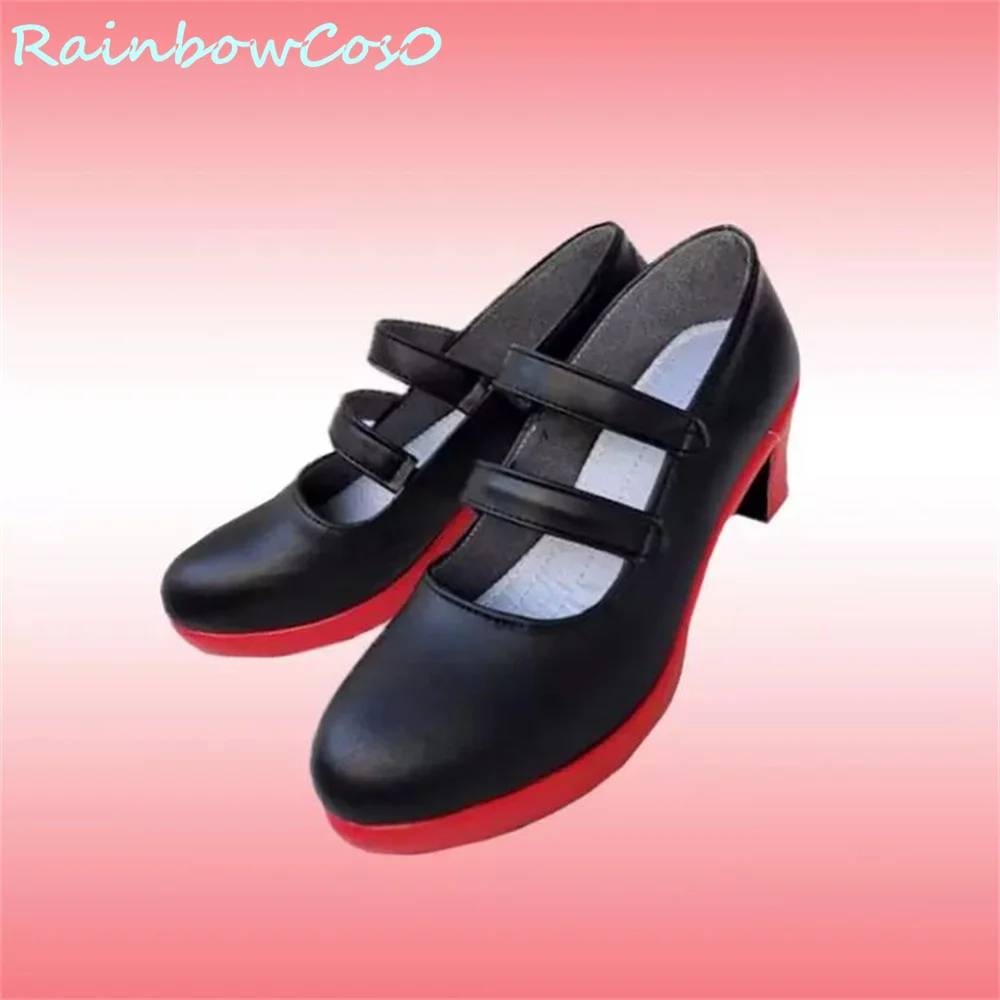 Ellen Joe Zenless Zone Zero Scarpe Cosplay Stivali RainbowCos0 Gioco di Natale Anime Halloween W3779