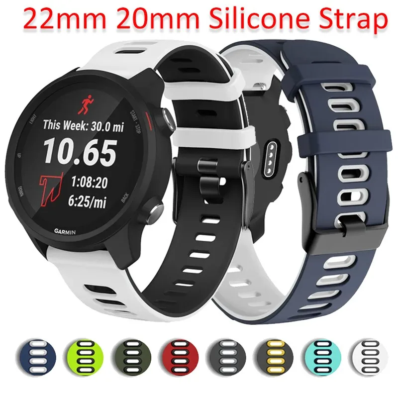 22mm 20mm Silikonarmband für Samsung Galaxy Watch 4/5/6/7 Huawei Watch 5 GT6-5-4 Pro 46mm Armband Armbanduhr Amazfit Active 3 2