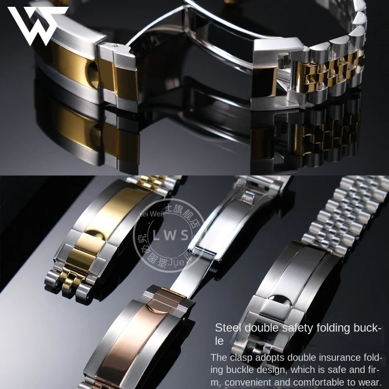 316L الصلب طقم عصري لرولكس NH35 NH36 حركة Datejust 41 مللي متر 36 مللي متر ساعة الحافة الفولاذ المقاوم للصدأ حزام سوار إكسسوارات