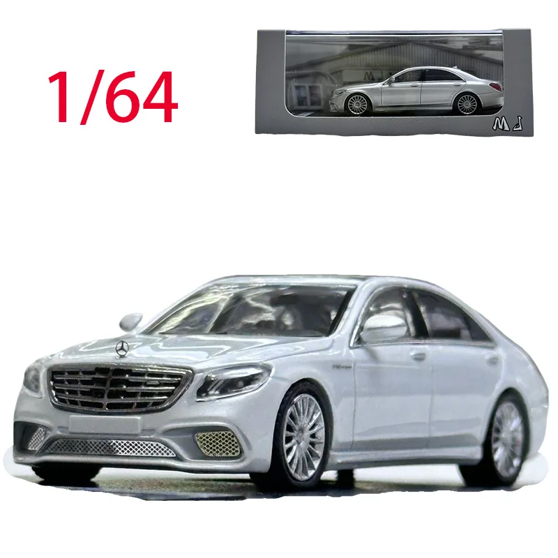 

MJ литой под давлением масштаб 1/64 Benz модель автомобиля из сплава Mercedes-Benz AMG S65 игровые автомобили игрушки для мальчиков оригинальная коробка