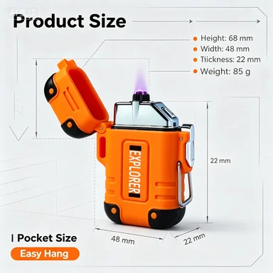 2026 USB Waterproof Dual Arc Rechargeable Windproof Plasma Lighter Smoking Accessories Gadgets for Men Smoking Accessories