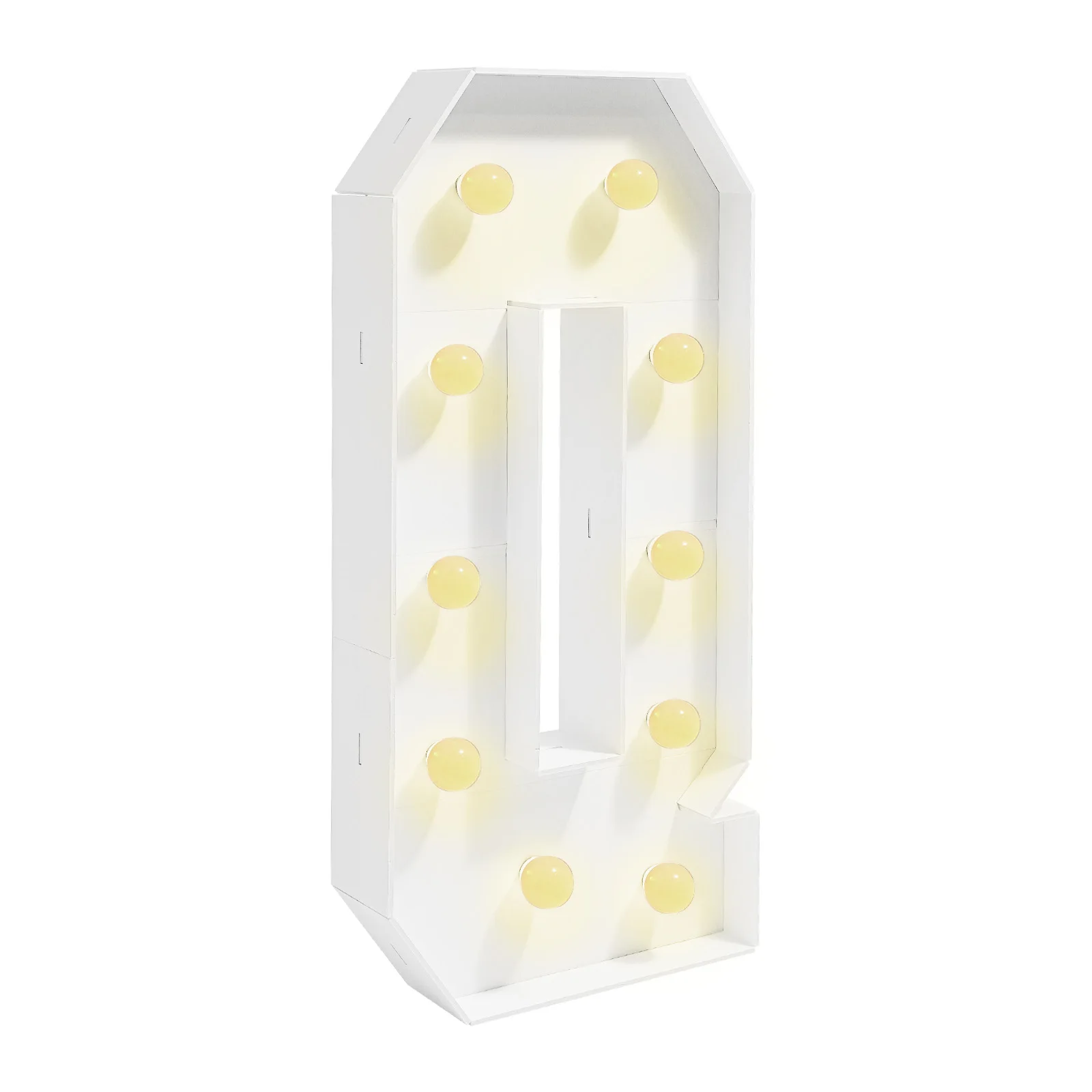 Große 36-Zoll Leuchtbuchstaben mit Warmem LED-Licht, Freistehende KT-Board-Schilder für Hochzeiten, Partys, Heimdekoration, Batteriebetrieben (Y/Q) – Detail 14