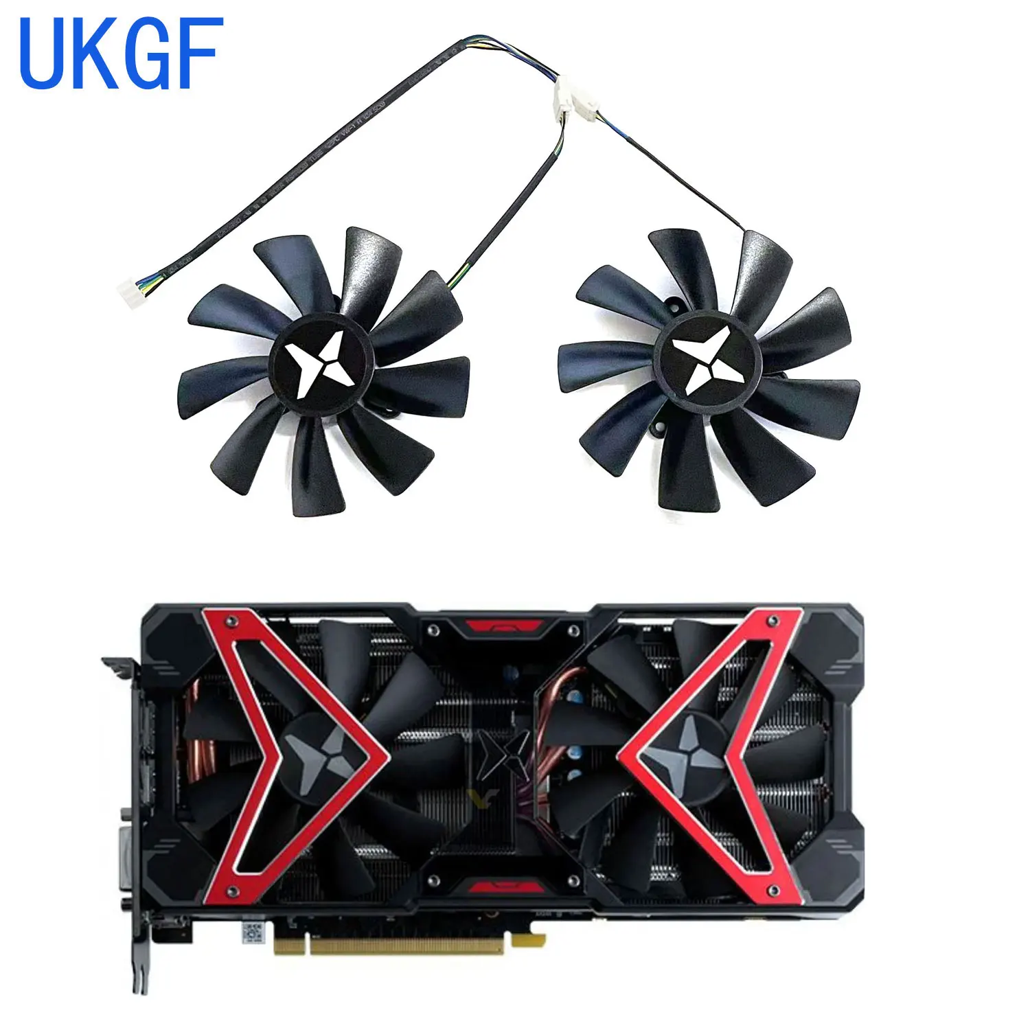 

Brand new 100MM 4PIN GAA8S2U RX 580 GPU fan for DATALAND Radeon RX580 585 588 590 598 GME 8GB X-Serial Ares Plus graphics card