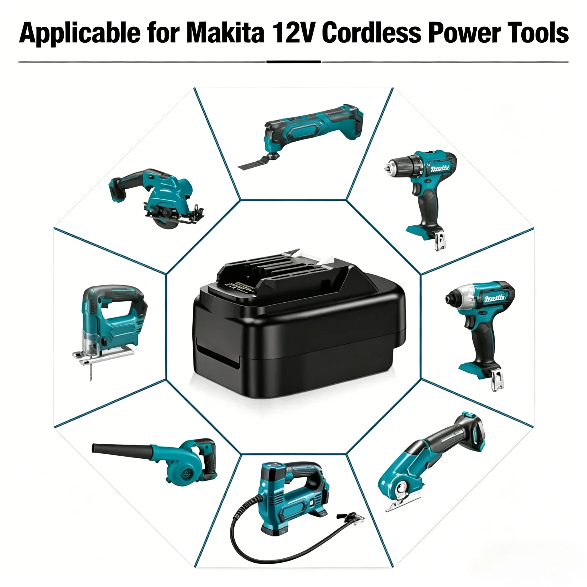

Конвертер BS18MT12 для инструментов Bosch 18В в Makita 12В, адаптер для аккумуляторов Bosch 18В серии GBA для дрелей Makita 12В