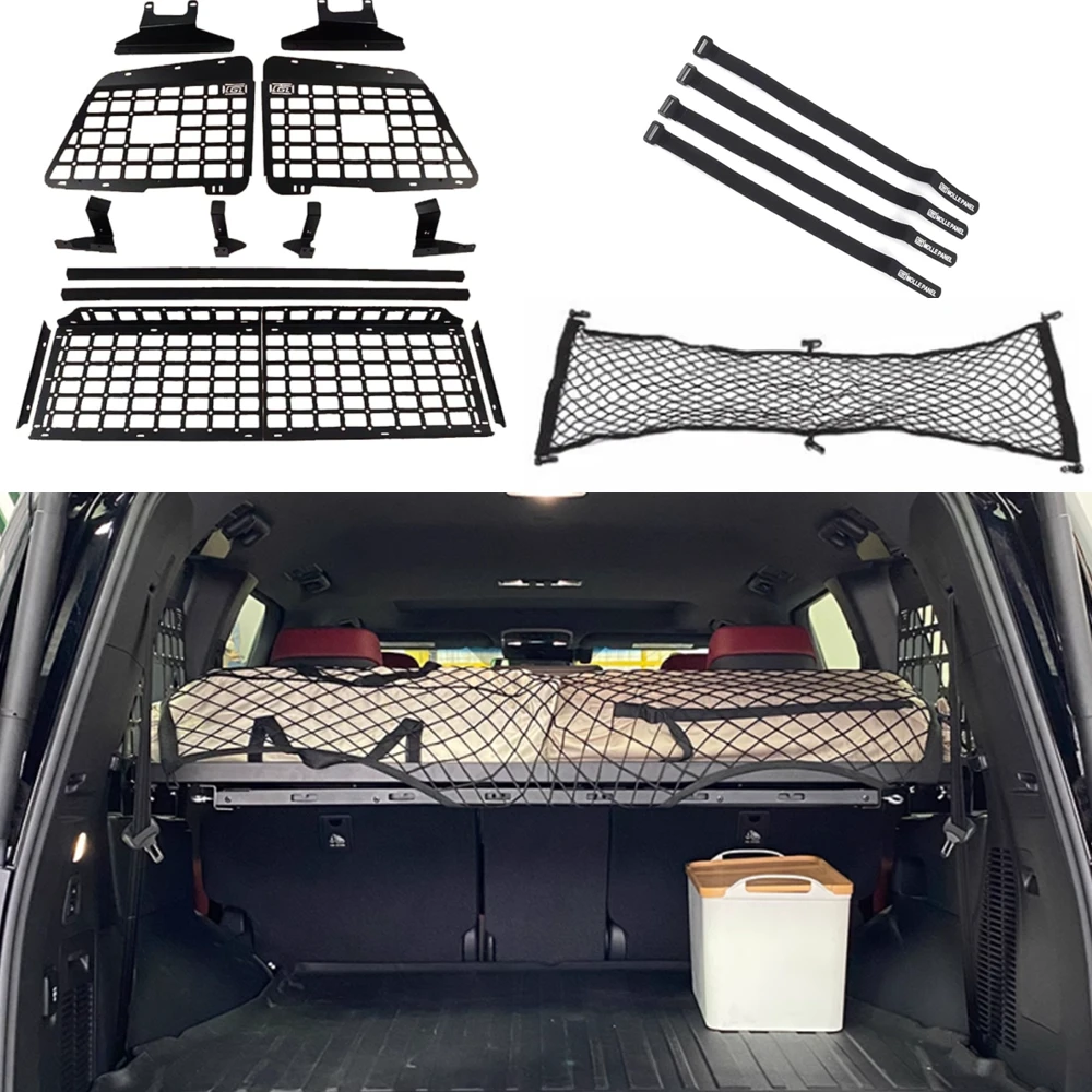 

Rear Trunk Shelf for Toyota Land Cruiser LC300 J300 2022 2023 2024 2025 CGZ Molle Panel Cargo Organizers Racks
