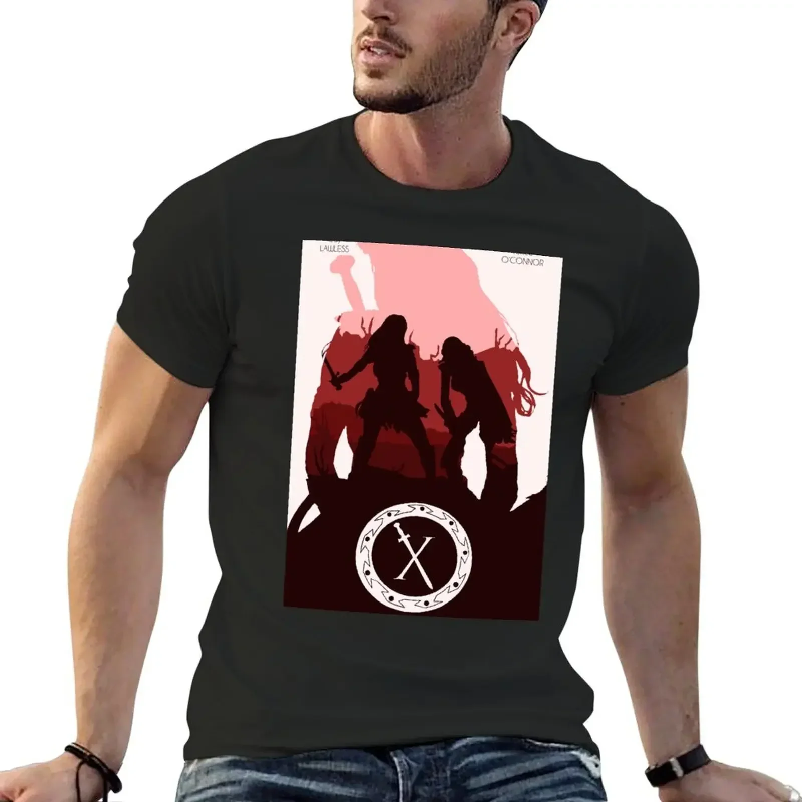 

Xena Minimalist Poster T-Shirt designer shirts plain fitted t shirts for men