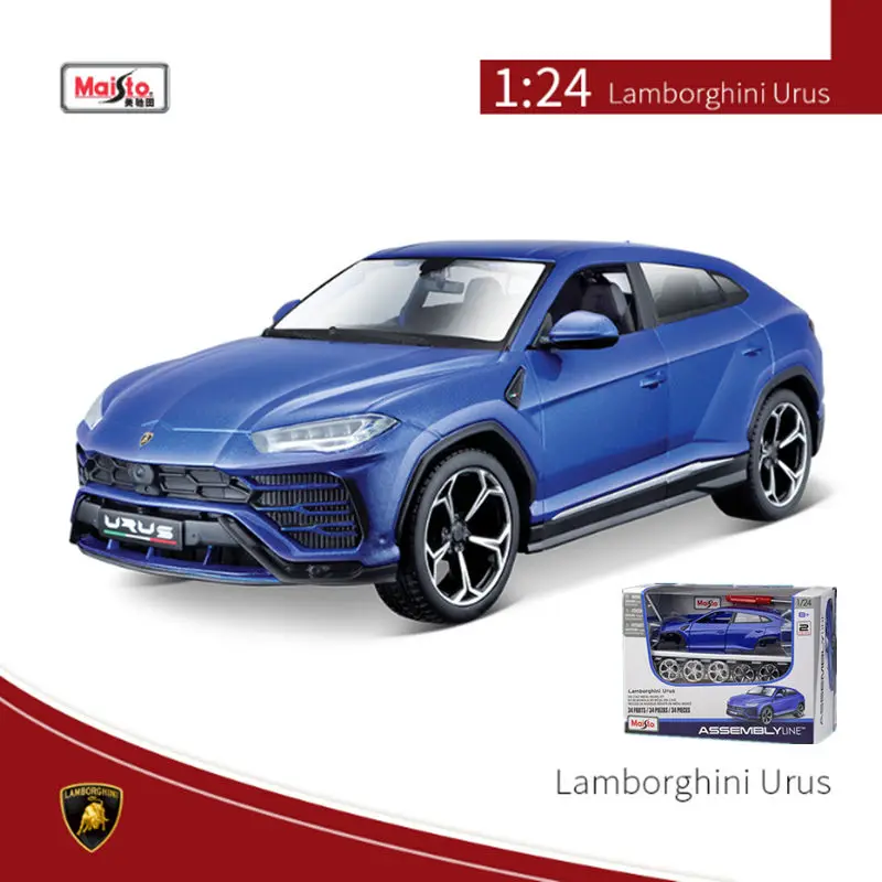 Maisto Assembly Version 1:24 Lamborghini Urus SUV Alloy Car Model Diecast Metal Toy Car Vehicles Model Collection Childrens Gift