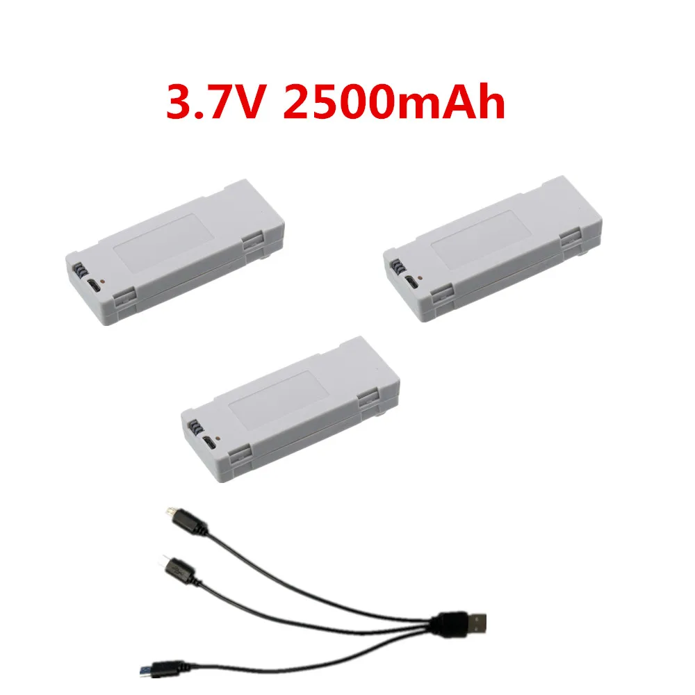 3.7V 2500mAh Battery / Propeller Maple Leaf Accessories Use For ZD013 Drone ZD013 Batteries Spare Parts