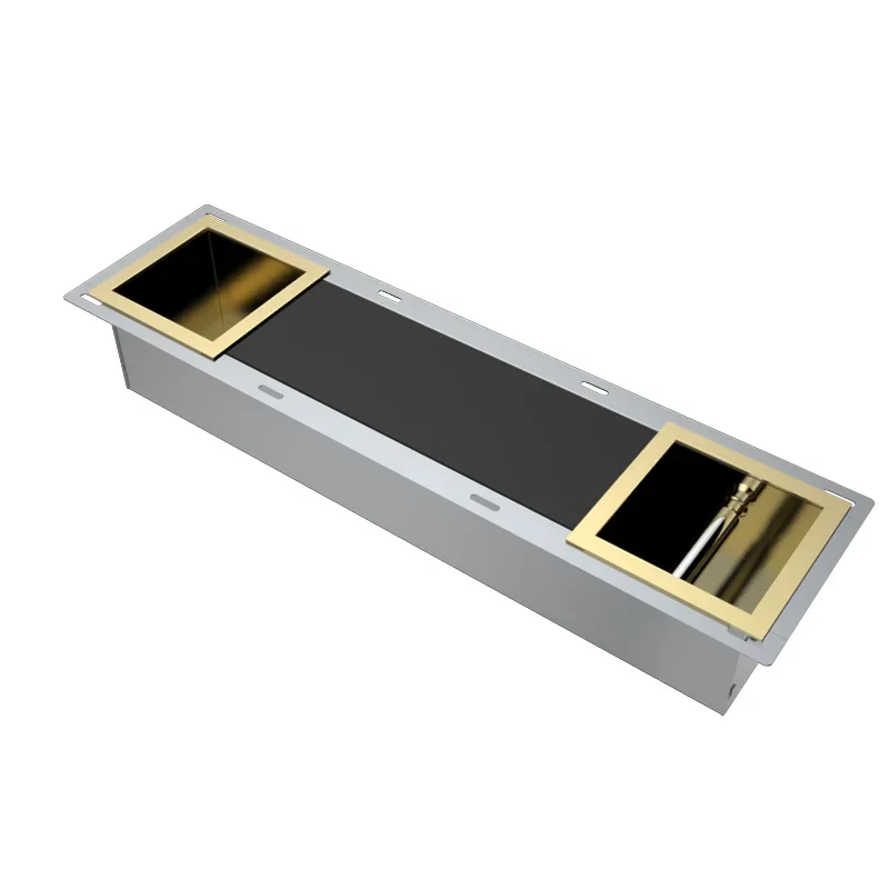 High Quality 304 Stainless Steel Wall Niche Toilet Paper Roll Holder Toilet Paper Storage Niche