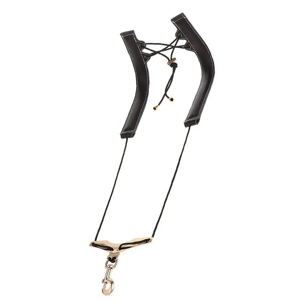 Saxophone Double Shoulder Shoulder High Sa Zhong Sa Tssa Saxophone Neck Lanyard Leather