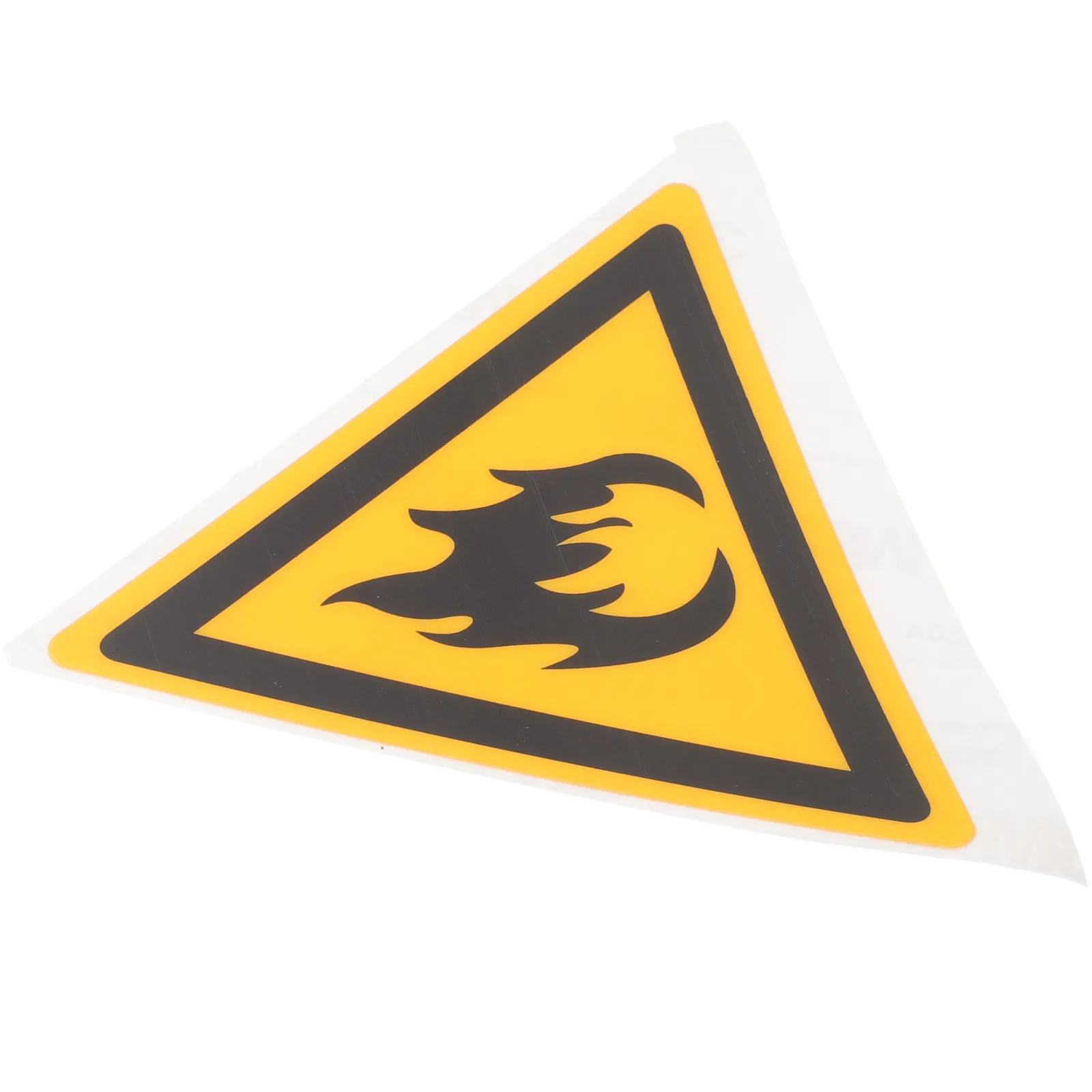 Warning Labels Durable Reliable Fire Safety Signs Easy to Install Eye Catching Design for Multiple Uses