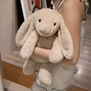 Beautiful luxurious toy of the lop rabbit, soft ears doll stuffed, funny baby sleep, delicate home decoration, kids gifts 12 Main Sales Coelho Plucia - №7