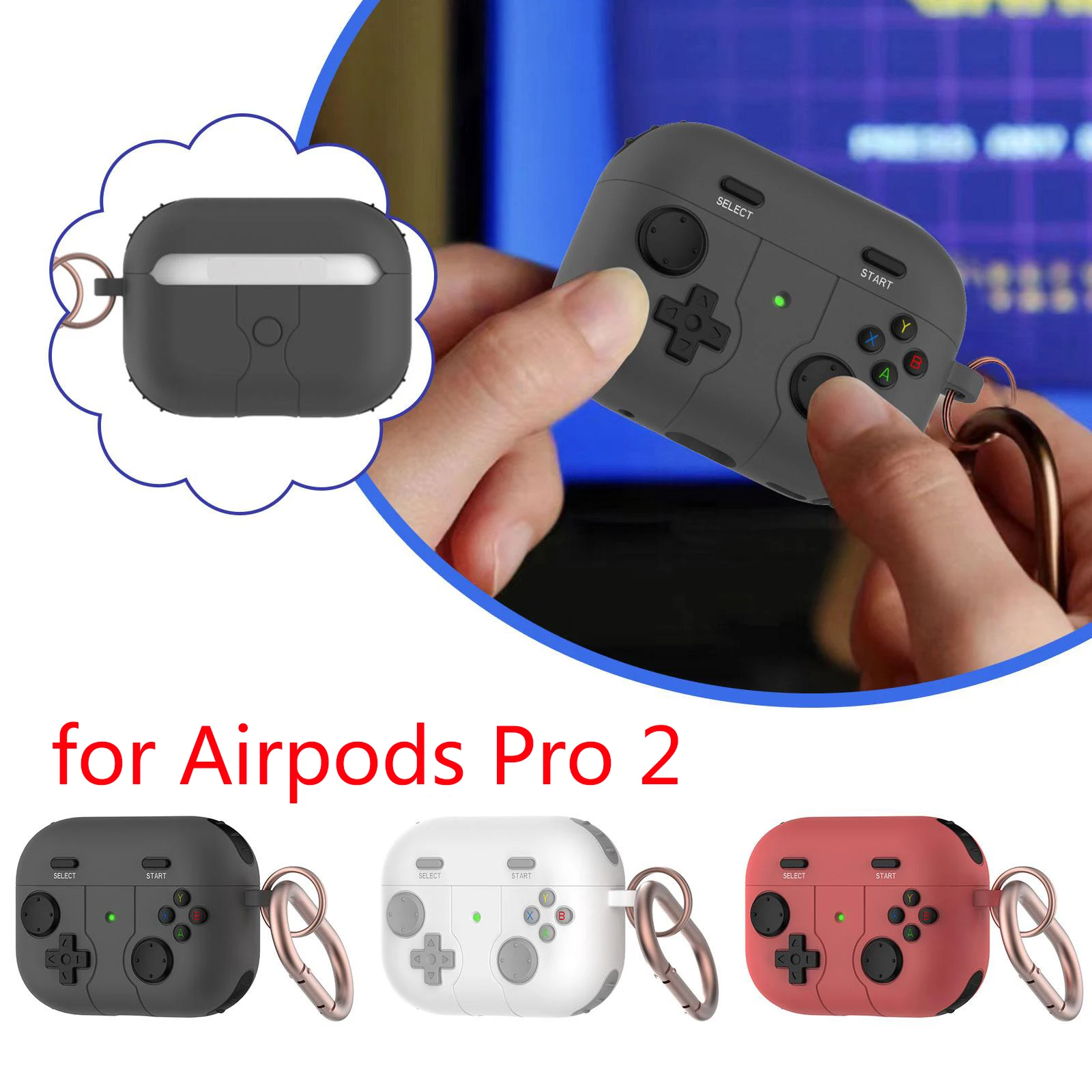 حقيبة غطاء سيليكون لأبل Airpods برو الحال بالنسبة Airpods برو 2 حالة بلوتوث واقية ل Airpods Pro2 سماعة اكسسوارات