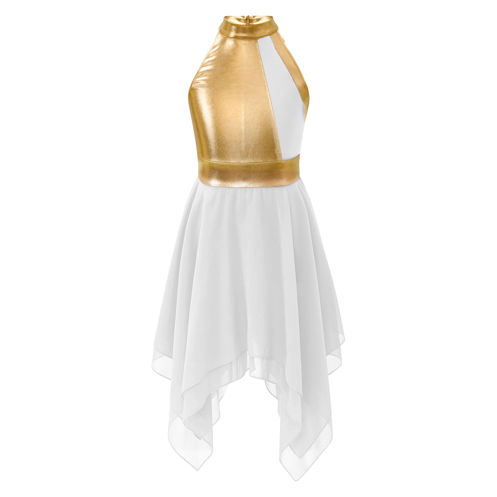 Costume de danse lyrique pour enfants, robe de danse louange pour enfants, culte d'église, vêtements de danse de chorale ophtalmique liturgique moderne pour filles