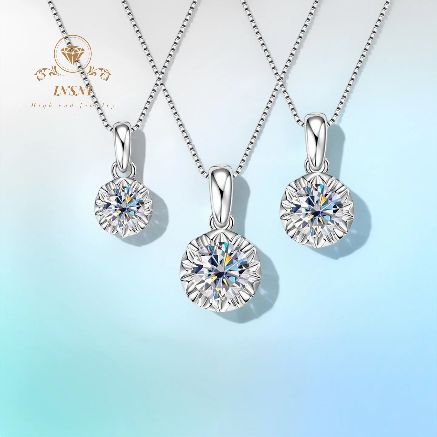 

Ожерелье с муассанитом цвета D, серебро S925, колье-чокер, роскошное, сертифицированное, шикарное, элегантное, повседневное украшение для женщин, подарок