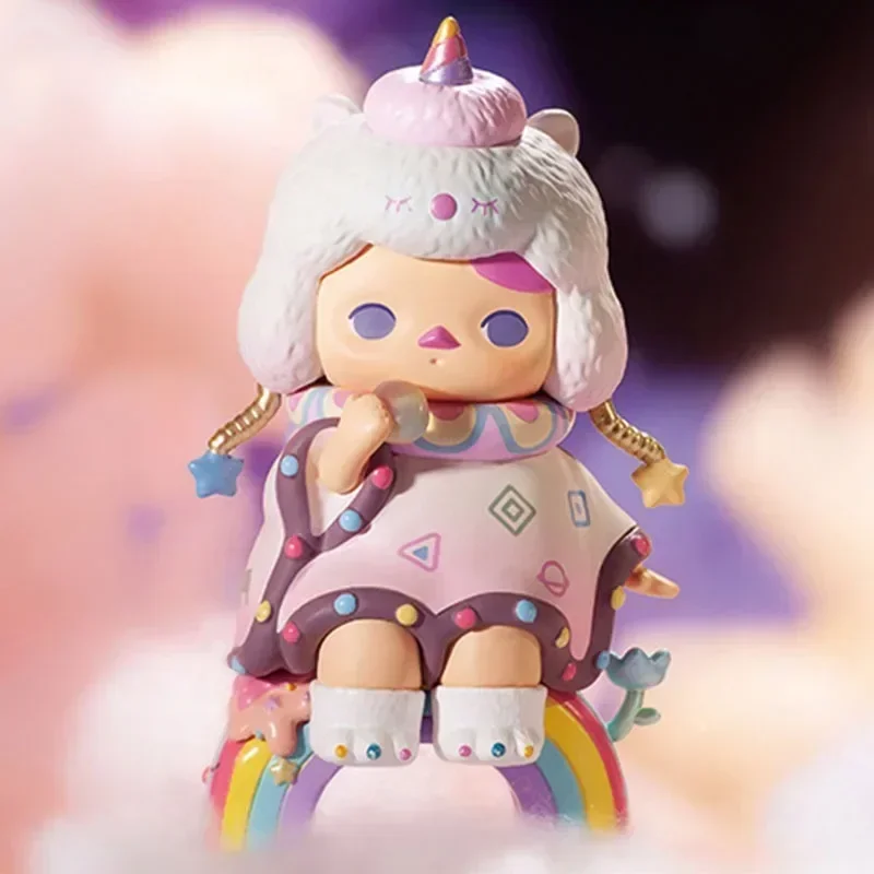 

POP MART Pucky What Are The Fairies Doing Series слепая коробка игрушки Kawaii аниме фигурка-сюрприз Mystery Box куклы для девочек Gif