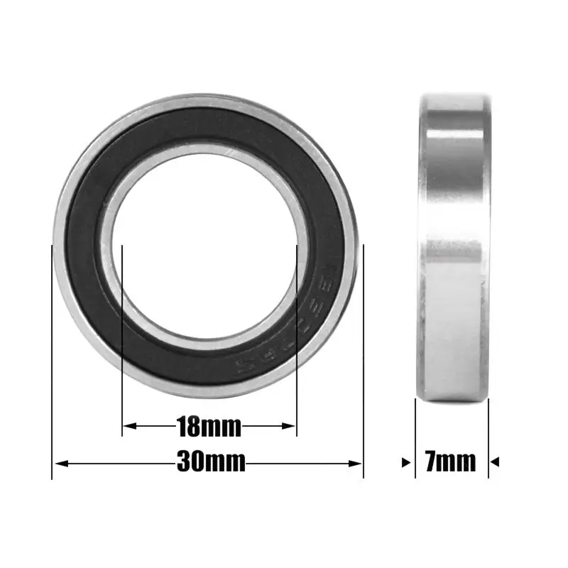 For DT Swiss Hubs 2/5/10PCS 18307- 2RS Bearing MR18307 18307 18*30*7 Mm Bicycle Axle 18307-LBLU Drum Ball Bearings 18307 MR18307