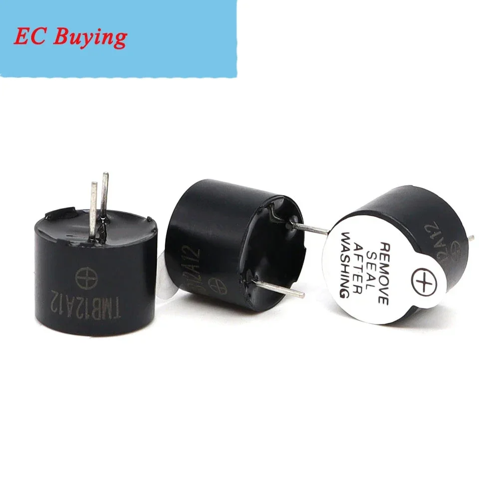 10pcs/lot 12095 3V 5V 12V 24V Active Buzzer Long Continous Beep Tone Alarm Ringer 12*9.5mm Active Buzzer TMB12A03 TMB12A24