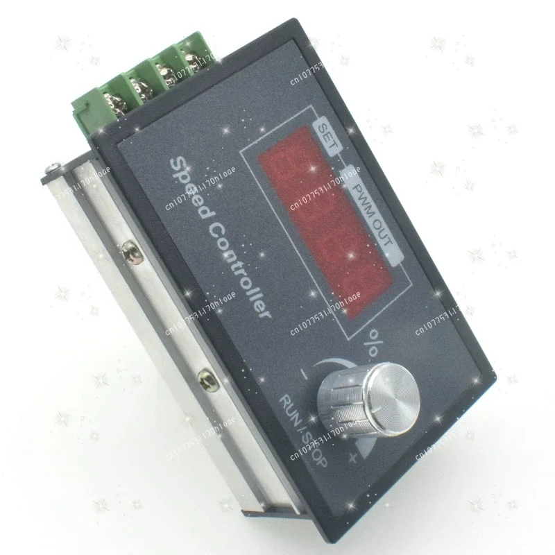 Digital Display PWM DC Motor Speed Controller 6V-60 Wide Voltage 30A Intelligent Industrial Grade 6 Adjustable Functions